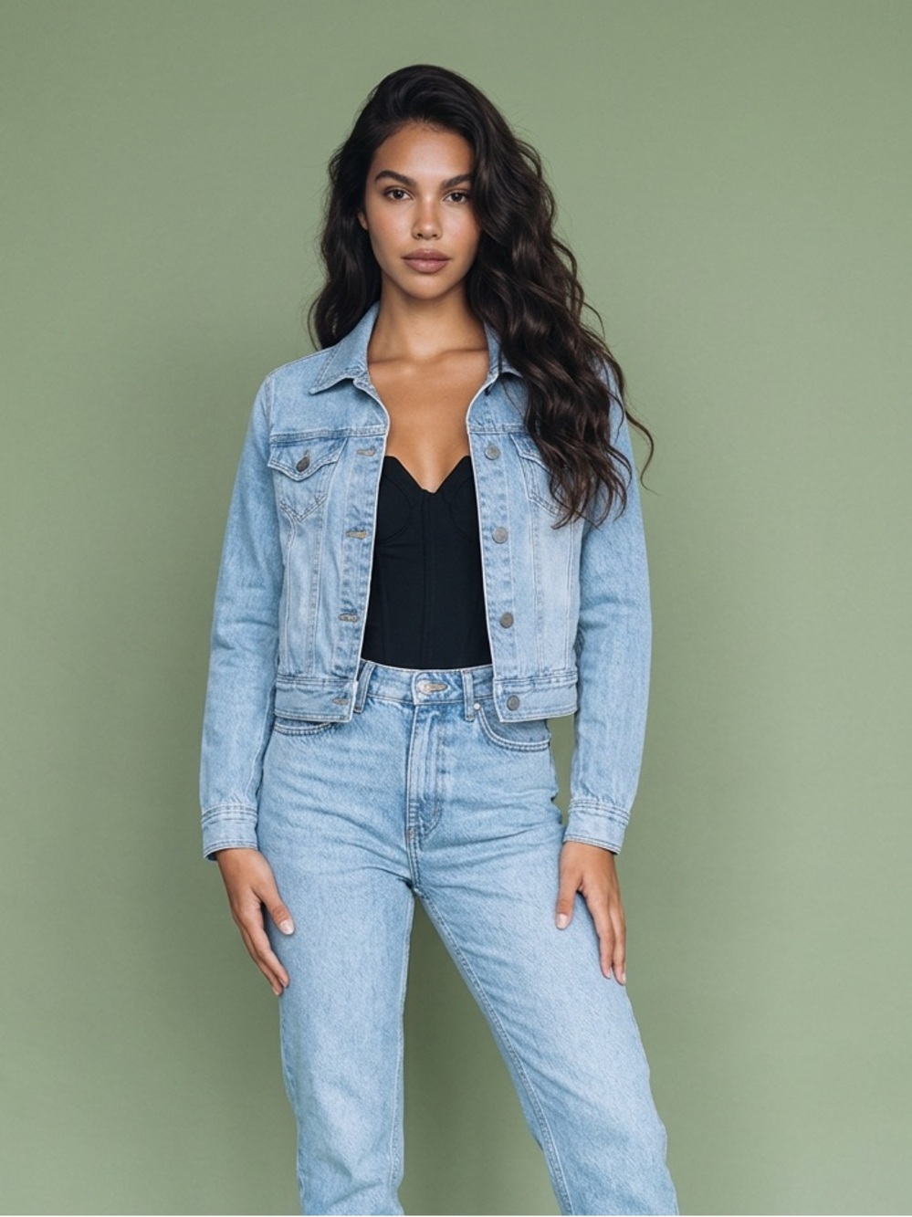 The Limited Light Wash Denim Jacket
